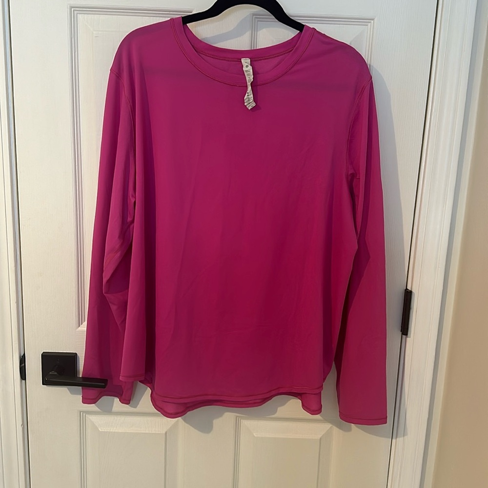 Lululemon High neck running and training long sleeve